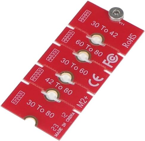 JMT NGFF NVME M2 M2PLUS 2230 to 2280 Adapter Card 2230, 2242, 2260, 2280 Extended Transfer Long Size Change for M.2 U.2 M3 M.3 SSD (1Piece) in Kuwait
