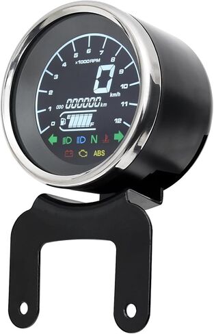 كاولالي نظام تحديد المواقع للدراجات النارية عداد السرعة متعدد الوظائف عداد السرعة 12 فولت دراجة نارية LCD عداد المسافات الرقمي مقياس سرعة الدوران مقياس الوقود in Kuwait