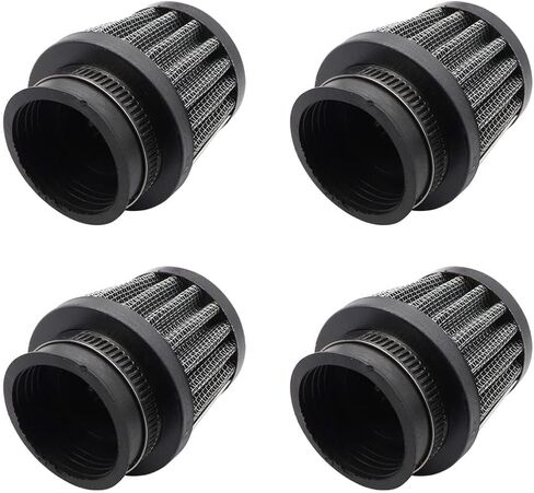 4 Pcs 39mm Small Black Motorcycle Air Filter Pod Washable Universal Intake filter Compatible with Honda CB750F 1976-1978 Compatible with Suzuki GS550 Compatible with Kawasaki KZ550A 1980-1981 in Saudi Arabia