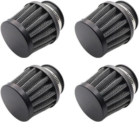 4 Pcs 39mm Small Black Motorcycle Air Filter Pod Washable Universal Intake filter Compatible with Honda CB750F 1976-1978 Compatible with Suzuki GS550 Compatible with Kawasaki KZ550A 1980-1981 in Saudi Arabia