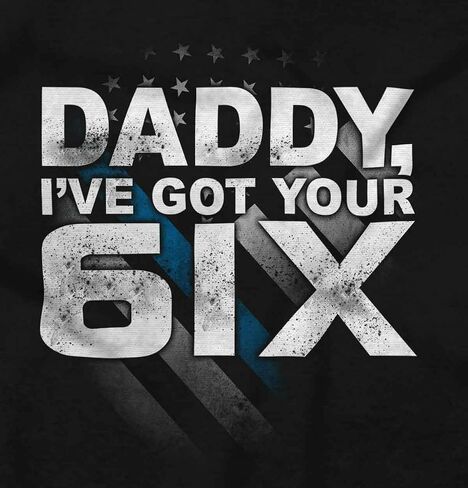 Brisco Brands Daddy I've Got Your 6IX Six Baby Romper Boys or Girls in Saudi Arabia