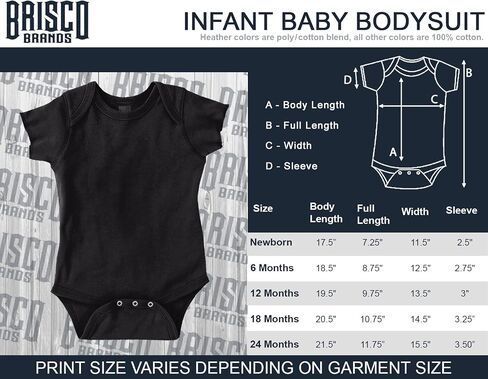 Brisco Brands Daddy I've Got Your 6IX Six Baby Romper Boys or Girls in Saudi Arabia