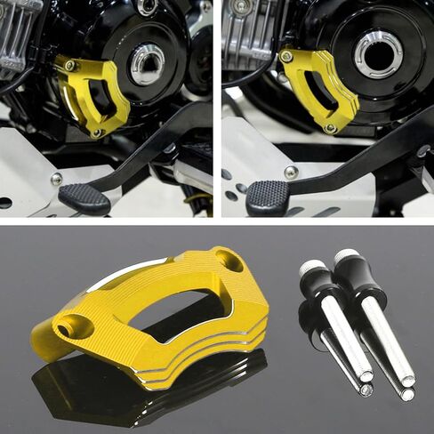 CNC 3D Engine Stator Crash Guard Cover for Monkey 125 Dax125 Grom 125,Cross Cub 110,Ducks 125,CT125 Trail 125,Super Cub C125,Super Cab 110 2022-2024 (Blue) in Saudi Arabia