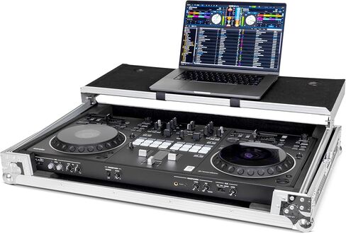 Headliner Flight Case Compatible with Pioneer DJ DDJ-REV5 Controller with Laptop Platform - Custom Fit DJ Controller Case, Rugged Design, Stackable Ball Corners - Ideal for DJs On the Road in Saudi Arabia