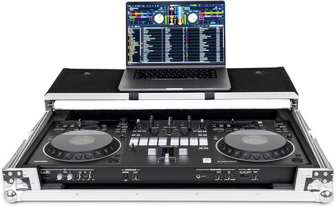Headliner Flight Case Compatible with Pioneer DJ DDJ-REV5 Controller with Laptop Platform - Custom Fit DJ Controller Case, Rugged Design, Stackable Ball Corners - Ideal for DJs On the Road in Saudi Arabia