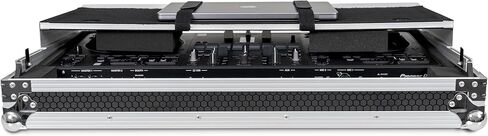 Headliner Flight Case Compatible with Pioneer DJ DDJ-REV5 Controller with Laptop Platform - Custom Fit DJ Controller Case, Rugged Design, Stackable Ball Corners - Ideal for DJs On the Road in Saudi Arabia