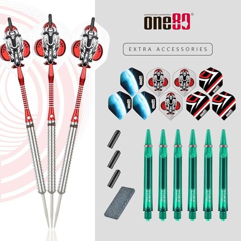 ONE80 90% VHD رأس من التنجستين، نمط أسطواني احترافي مع رحلات إضافية، وأعمدة ومبراة، وتغليف صندوق هدايا in Kuwait