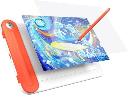 Drawing Tablet with Bluetooth 5.0, UGEE Q8W Tracing Drawing Pad with 8inch Large Active Area,Digital Drawing Tablets with 8192 Levels Battery-Free Stylus Support Windows/Mac/Chromebook in Saudi Arabia