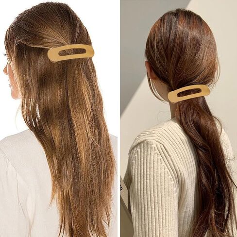 10 قطع مشابك شعر مسطحة غير لامعة، مشابك شعر كبيرة للنساء، مشابك شعر مسطحة، مشابك شعر تمساح للشعر السميك، مشابك شعر منقار البط غير اللامع، مشابك مخلب توضع أسفل للنساء والفتيات in Kuwait