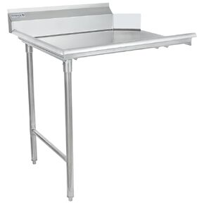 EMPURA 36" Wide Stainless Steel Clean Dishtable with Backsplash | Straight Design Left Hand Side Commercial Worktop table for Restaurant Diner Cafeteria Kitchen | 36"W x 30"D x 41.5"H, 16 Gauge, NSF in Saudi Arabia