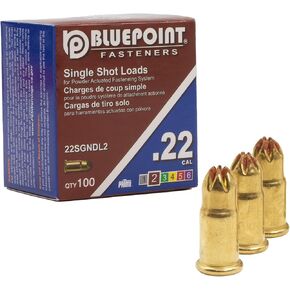BLUEPOINT .22 Cal Brown Neck Down تحميل مسحوق طلقة واحدة لنظام تثبيت المسحوق، (100 - عدد). البند رقم 22SGNDL2 in Kuwait