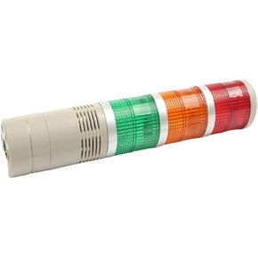 DC 12V 24V AC 220V 110V Red Green Yellow led Industrial Tower Signal Warning Light LTA-205 Indicator Light Always Light(2 Layer 110V) in Kuwait