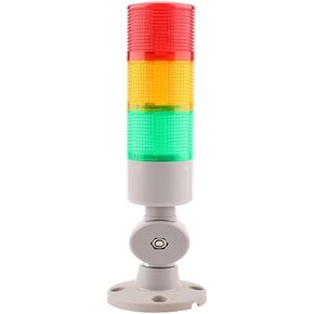 Multilayer Industrial Stack Light 3 Layers LED Signal Tower Alarm Machinery Caution Safety Light with Swivel Base(Pink) in Kuwait
