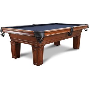 Empire USA - Corona Slate Pool Table W/Premium Billiards Accessories (7FT and 8FT,Walnut) in Kuwait