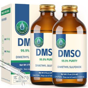 DMSO Pharma درجة 99.9% في زجاجة كهرمان زجاجية in Kuwait