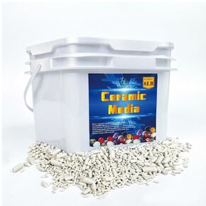 Mixed-Size Rock Tumbling Ceramic Filler Media (Small Medium Large Mixed Cylinder Size) - Non-Abrasive Ceramic Pellets for Rock Tumbler, Stone Polisher in Saudi Arabia