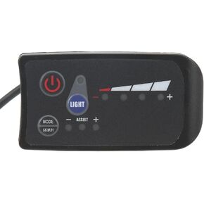 Electric Bike Power Display Meter, Universal 5 Pin LED Panel for Cycling with Waterproof Plug in Kuwait