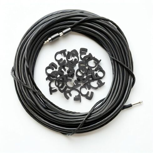 Ciieeo 20 قطعة مشابك أنابيب بلاستيكية تصاعدية 9.1-10.2 مللي متر مشابك خرطوم سريعة الفك قابلة للتعديل للسباكة وتثبيت أنابيب السيارات in Kuwait