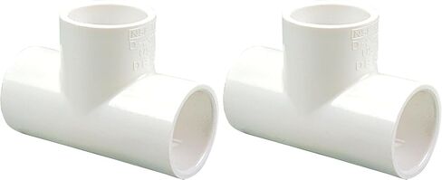 NIBCO - F01840D C401-015 11/2 تي شيرت، أبيض (C401015)، 1.5 بوصة (عبوة من قطعتين) in Kuwait