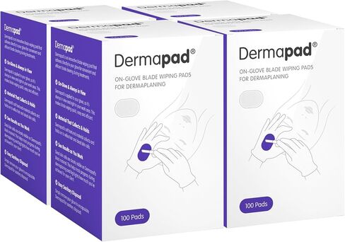 DermaPad for Dermaplaning، وسادة مسح ممتازة لشفرات Dermaplane، لوازم التجميل، حقيبة متعددة الأغراض in Kuwait