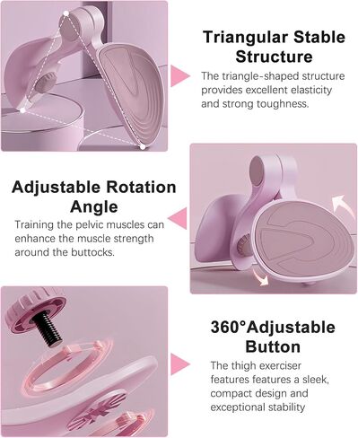 Kegel Exerciser, Pelvic Floor Muscle Exercise Devices for Women, Inner Thigh Exerciser Leg Workout Equipment Thigh Trainer for Male Hip Trimmer Inner Thigh Toner Workout in Saudi Arabia