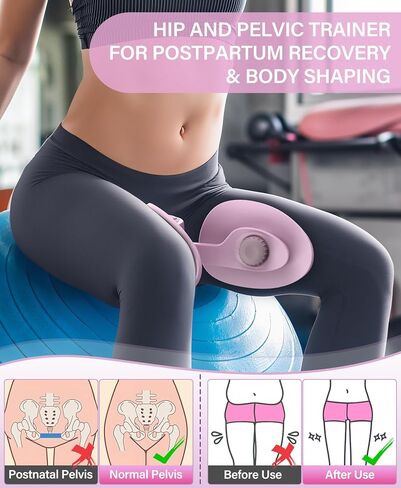 Kegel Exerciser, Pelvic Floor Muscle Exercise Devices for Women, Inner Thigh Exerciser Leg Workout Equipment Thigh Trainer for Male Hip Trimmer Inner Thigh Toner Workout in Saudi Arabia
