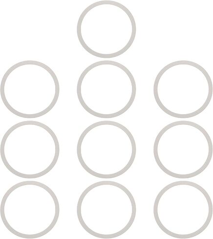 10Pcs 28.6mm Headset Shim Micro Spacer for Mountain Bikes with 1-1/8 Inch Handlebars 29x33.5x0.2mm in Kuwait