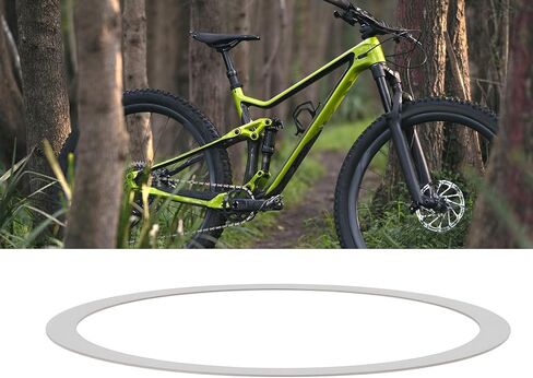 10Pcs 28.6mm Headset Shim Micro Spacer for Mountain Bikes with 1-1/8 Inch Handlebars 29x33.5x0.2mm in Kuwait