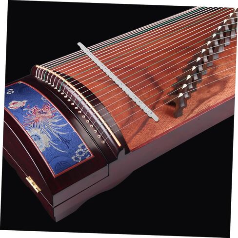 أداة كتم الصوت من السيليكون Guzheng ملحق للتمرين الهادئ من أجل Guzheng سهلة التركيب وخفيفة الوزن وموفرة للمساحة لجلسات تقليل الضوضاء باللون الأبيض in Kuwait