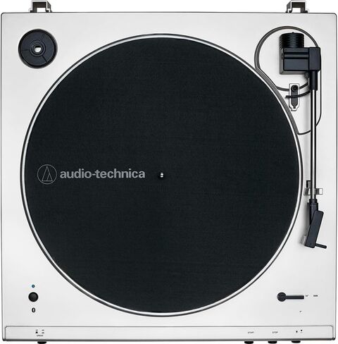 حزمة القرص الدوار الأوتوماتيكي Audio-Technica AT-LP60XBT-WW بتقنية البلوتوث مع حزمة حماية معززة لمدة عامين CPS، وحل العناية بالتسجيل، ومجموعة التنظيف، ومنظار ستروبوسكوب ومثبت التسجيل in Kuwait