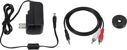 حزمة القرص الدوار الأوتوماتيكي Audio-Technica AT-LP60XBT-WW بتقنية البلوتوث مع حزمة حماية معززة لمدة عامين CPS، وحل العناية بالتسجيل، ومجموعة التنظيف، ومنظار ستروبوسكوب ومثبت التسجيل in Kuwait