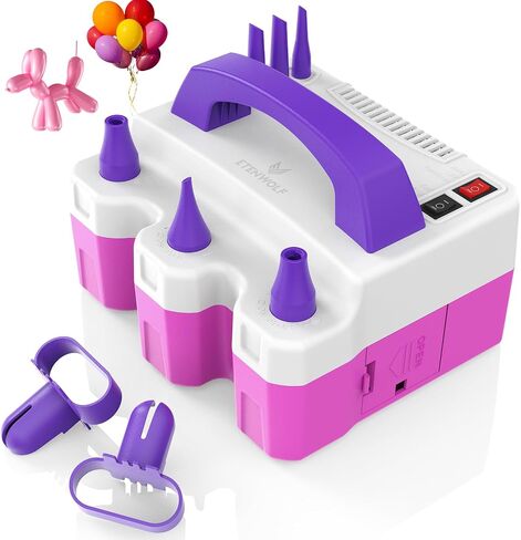 ETENWOLF Electric Balloon Pump for All Balloons 110V 600W Balloon Blower for Party Metalic Latex 260q Foil Balloons, Balloon Inflator for Birthday Decorations in Kuwait