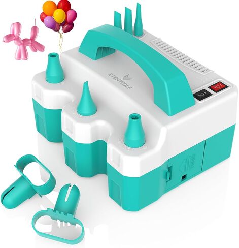 ETENWOLF Electric Balloon Pump for All Balloons 110V 600W Balloon Blower for Party Metalic Latex 260q Foil Balloons, Balloon Inflator for Birthday Decorations in Kuwait