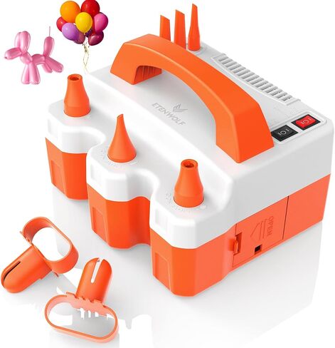 ETENWOLF Electric Balloon Pump for All Balloons 110V 600W Balloon Blower for Party Metalic Latex 260q Foil Balloons, Balloon Inflator for Birthday Decorations in Kuwait