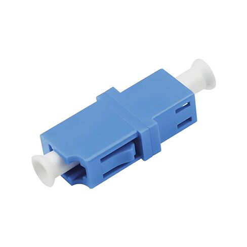 10-Pack LC Fiber Optic Adapter - LC to LC Simplex Singlemode Coupler - Blue in Kuwait