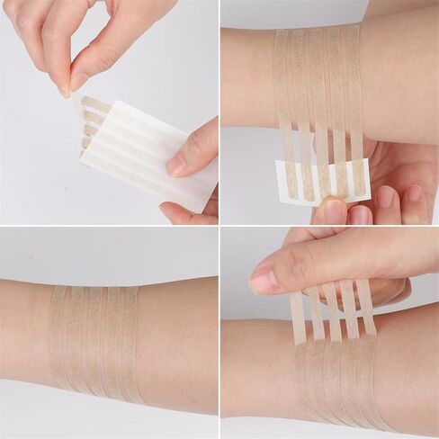 Wound Closure Strips 54 Strip 16 Packs Emergency Laceration Closures Skin Closure Device Breathable Strips for Lacerations Cuts Sutures in Kuwait