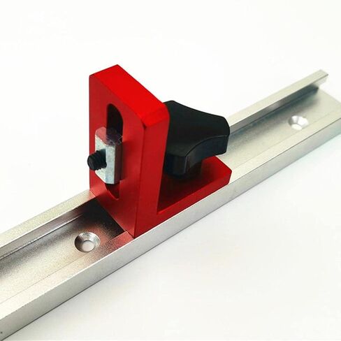 Miter Track Stop T-Slot T-Tracks DIY Tool Alloy Manual Woodwork Position Adjustment Suitable for Cabinet Makers Professional Repair tasks in Kuwait
