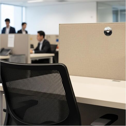 2pcs Desk Mirror Office Cubicle Computer Monitor Mirror to See Behind You 2" Small Computer Rear View Mirrors for Desk, Adjustable Monitor Rearview Mirrors for Workspaces, 2 Inch in Kuwait