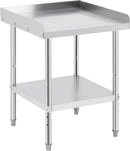 طاولة حامل شواية من الفولاذ المقاوم للصدأ من GarveeTech - مقاس 36x30x30 بوصة، سعة 660 رطلًا للخدمة الشاقة، معتمدة من NSF، مع حاجز حافة 2 بوصة للمنزل، مطبخ المطعم التجاري، الفندق in Kuwait