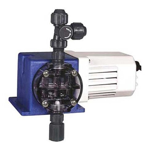 X015-XC-AAAAXXX:PULSATRON-Pulsatron Chemtech 100 Metering Pump 230 Pulsatron Chemtech Series 100 Diaphragm Metering Pump, 230V, 15 GPD Max, San/PVC/CSPE/Ceramic Liquid End.44" PVC X .50" Pe Tubing in Kuwait