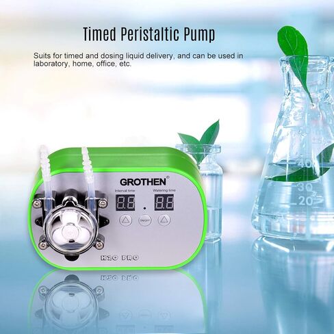 HUIOP Timed Dosing Peristaltic Pump Metering Pump Smart Watering Device Amount Timing Control with 5 Meter Hose 160ml/min for Aquarium Laboratory Home Office,Dosing Peristaltic Pump in Kuwait