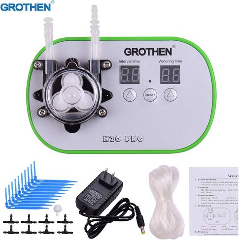 HUIOP Timed Dosing Peristaltic Pump Metering Pump Smart Watering Device Amount Timing Control with 5 Meter Hose 160ml/min for Aquarium Laboratory Home Office,Dosing Peristaltic Pump in Kuwait