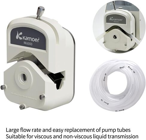 Kamoer 12L/min high flow peristaltic pump stepper motor 100V~240V M5(upgraded by AIP) intelligent WiFi variable speed liquid dosing pump touch screen digital control in Saudi Arabia