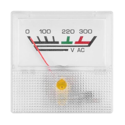 91L16 AC 0-300V DC 0-20V Voltmeter 10A 20A 30A 50A Ammeter Voltage Current Meter Tester Analog Pointer Panel Meter(20V) in Kuwait