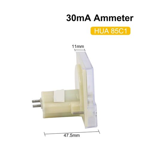 30mA مقياس التيار الكهربائي التناظرية أمبير عداد لوحة الحالي 85C1 تيار مستمر 0-30mA لآلة قطع النقش بالليزر CO2 in Kuwait