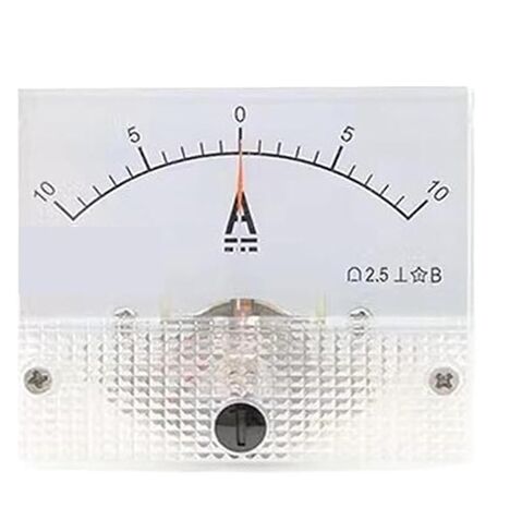 85C1-A DC/75mv Amperemeter Gauge Analog Panel Current Meter 10A -0-10A Ammeter 1A 10A 20A 30A 50A 100A 200A Charging Battery(100A - 0-100A) in Kuwait