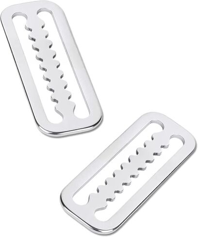 8 PCS Scuba Weight Belt Keepers 316 Stainless Steel Scuba Weight Keepers 2 inches Diving Webbing Belt Slide Stopper Weight Retainer Clips with Teeth for Standard 2 inches/5cm Webbing Belts in Kuwait