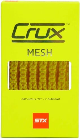 قطعة خيوط شبكية لاكروس للسيدات من STX Crux Mesh باللون الأصفر in Kuwait