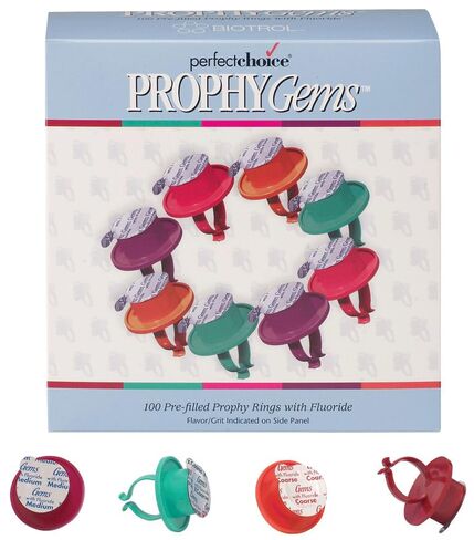 PGX104CM Prophy Gems Prophy Paste with Fluroide Extra Coarse Cool Mint 100/Bx in Kuwait