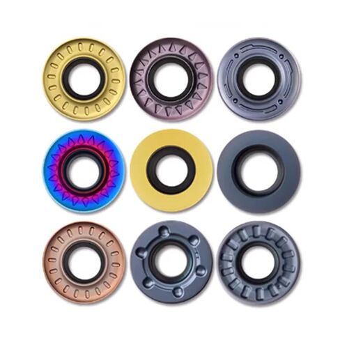 Round Carbide Inserts R4 R5 R6 R8 Inserts for Metal Cutting Steel, Stainless Steel, Button Inserts for Milling Cutter, 10 PCS (RPMT1204MO high Hardness) in Kuwait
